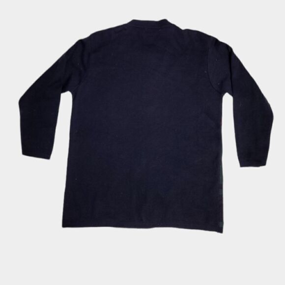 VINTAGE 80s cardigan embroidered dogs equestrian wool button up sweater M - Picture 2 of 10